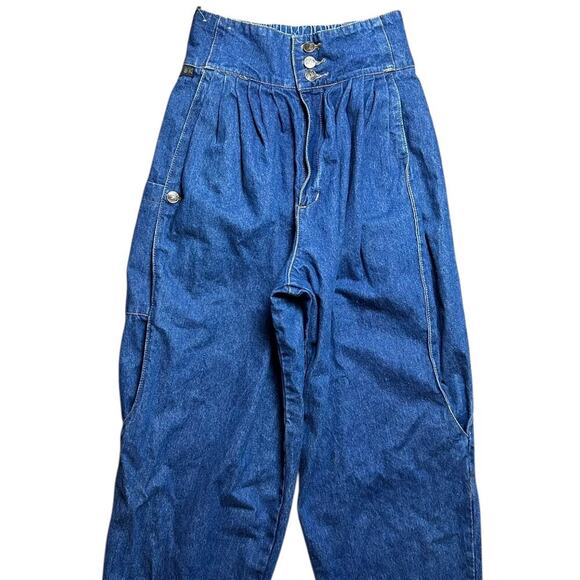 BCBG 1990’s Vintage Hi-Waist Runway Jeans - Picture 3 of 6